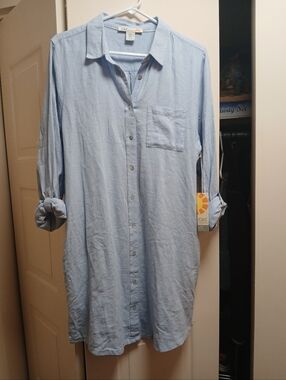 C&C California Sky Blue Long-Sleeve Button-Down Shirt